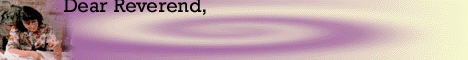 AD: Dear Reverend - Advice from the mallet